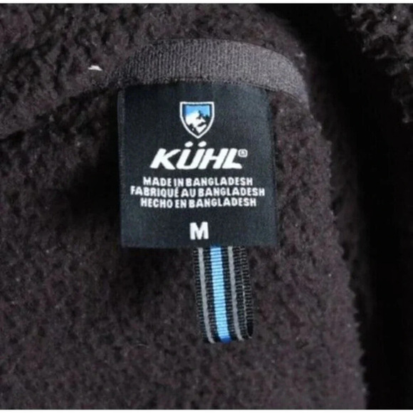 Kuhl Womens Prism Deep Pile Fleece Sherpa Jacket Full Zip Sweater M Ganache - Picture 7 of 8